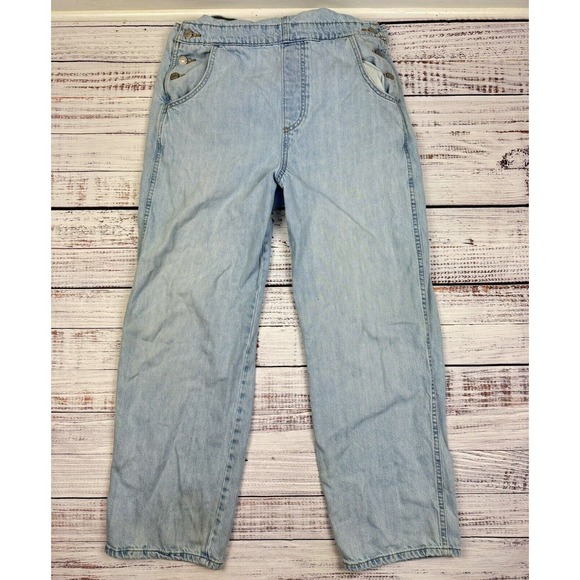 Levi's Women's Size Medium Straight Leg Vintage Denim Overalls Bib 853150016 - Picture 7 of 10